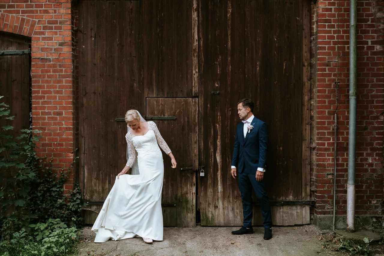 Brautpaar bei einer Hochzeit in Hamburg
