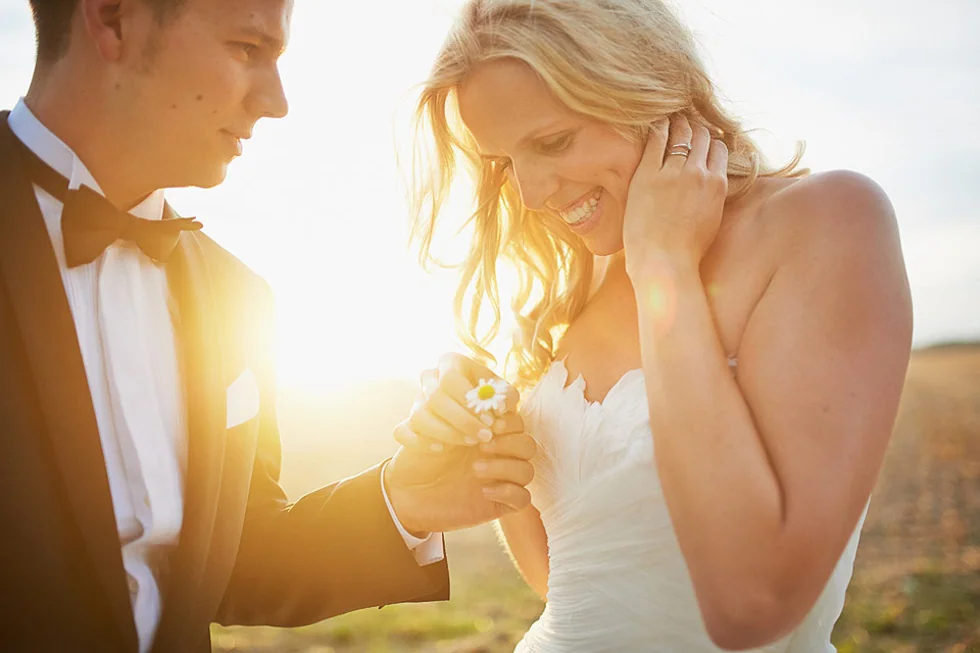 Marie und Hannes im warmen Abendlicht