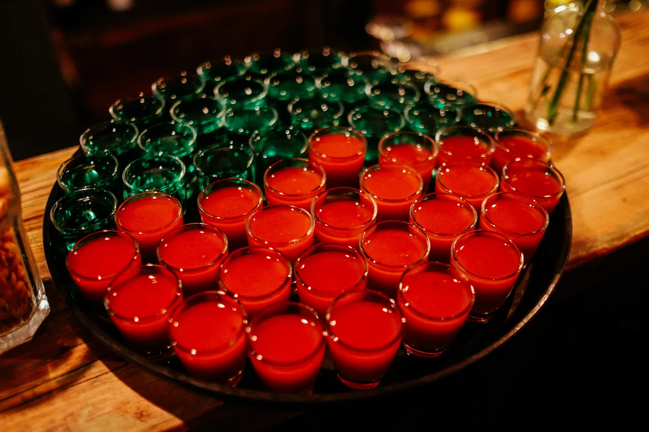 Partyshots für die Hochzeitsfeier in Hamburg